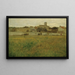 Vue d'Auvers-sur-Oise - Eugen Jettel — indrammet kunstværk på væggen