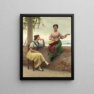 Eugen von Blaas - Venetian Melody.webp