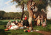Le Déjeuner sur l'herbe - Eugène Le Poittevin — visning af kunstværket
