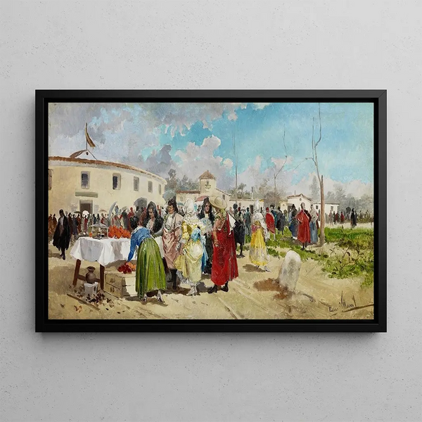 Eugenio Lucas Villamil - Entering the Bullring in Sunshine.webp