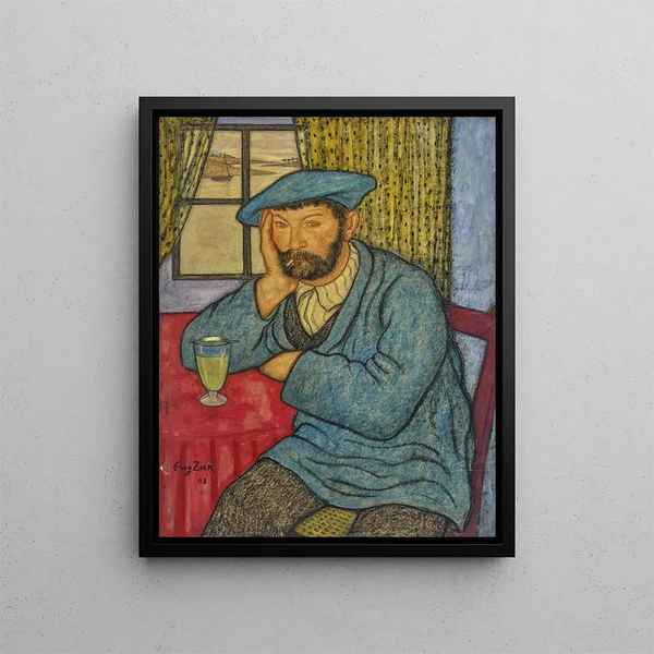 Barbu - Eugeniusz Zak — indrammet kunstværk på væggen