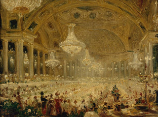 EugneEmmanuel ViolletleDuc - Le Banquet des dames dans la salle de spectacle des Tuileries bals de 1835.webp