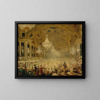 EugneEmmanuel ViolletleDuc - Le Banquet des dames dans la salle de spectacle des Tuileries bals de 1835.webp