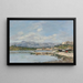 Antibes, Le Fort Carré - Eugène Boudin — indrammet kunstværk på væggen