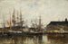 Anvers Trois-mâts Quai - Eugène Boudin — visning af kunstværket