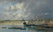 Bateaux ancrés dans le port de Portrieux - Eugène Boudin — visning af kunstværket
