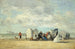 Strandscene - Eugène Boudin — visning af kunstværket