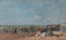 Strandscene i Trouville - Eugène Boudin — visning af kunstværket