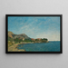 Beaulieu, la baie des Fourmis - Eugène Boudin — indrammet kunstværk på væggen