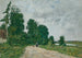 Chemin animé ved floden - Eugène Boudin — visning af kunstværket