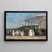 Concert ved casinoen i Deauville - Eugène Boudin — indrammet kunstværk på væggen