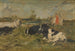 Vaches dans le pré - Eugène Boudin — visning af kunstværket