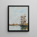 Deauville Le Bassin - Eugène Boudin — indrammet kunstværk på væggen
