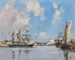 Deauville, havnen - Eugène Boudin — visning af kunstværket