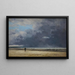 Deauville, lavvande - Eugène Boudin — indrammet kunstværk på væggen