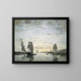 Entrée du port, Le Havre - Eugène Boudin — indrammet kunstværk på væggen