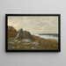 Environs de Brest, udmundingen af Elorn - Eugène Boudin — indrammet kunstværk på væggen
