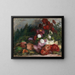 Bouquet de fleurs - Eugène Boudin — indrammet kunstværk på væggen