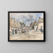 Foire de Plougastel - Eugène Boudin — indrammet kunstværk på væggen