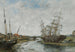 La Touques lavvande - Eugène Boudin — visning af kunstværket