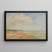 La marée montante, baie de Saint-Valery - Eugène Boudin — indrammet kunstværk på væggen