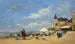 La plage de Trouville - Eugène Boudin — visning af kunstværket