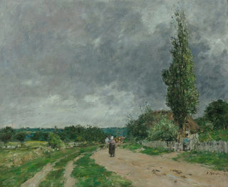 La route de Deauville - Eugène Boudin — visning af kunstværket