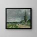 La route de Deauville - Eugène Boudin — indrammet kunstværk på væggen