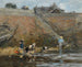 Laveuses ved en flodbred - Eugène Boudin — visning af kunstværket