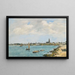 Le Croisic vue générale prise de Pempron - Eugène Boudin — indrammet kunstværk på væggen