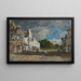 Le Faou, et hjørne af landsbyen - Eugène Boudin — indrammet kunstværk på væggen