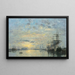 Le Havre, bassin de l'Eure - Eugène Boudin — indrammet kunstværk på væggen