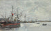 Le Havre, havnen - Eugène Boudin — visning af kunstværket