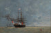 Le Havre, skibe på åbent hav - Eugène Boudin — visning af kunstværket
