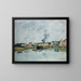 Le Port de Trouville - Eugène Boudin — indrammet kunstværk på væggen