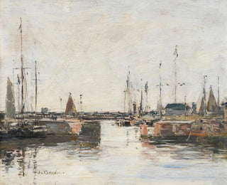Le sas de Trouville - Eugène Boudin — visning af kunstværket