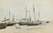 Les Bateaux - Eugène Boudin — visning af kunstværket