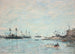 L-eskadren foran Villefranche - Eugène Boudin — visning af kunstværket