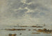 Marine Maleri Saint-Vaast-la-Hougue Manche - Eugène Boudin — visning af kunstværket