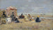 På stranden - Eugène Boudin — visning af kunstværket