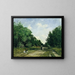 Parc Cordier à Trouville - Eugène Boudin — indrammet kunstværk på væggen