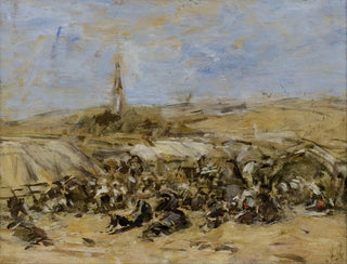 Pardon de Sainte-Anne-la-Palud - Eugène Boudin — visning af kunstværket