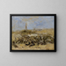 Pardon de Sainte-Anne-la-Palud - Eugène Boudin — indrammet kunstværk på væggen