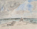 Plougastel, passage ved udmundingen af Landerneau-floden - Eugène Boudin — visning af kunstværket