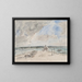 Plougastel, passage ved udmundingen af Landerneau-floden - Eugène Boudin — indrammet kunstværk på væggen