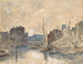 Port of Rotterdam - Eugène Boudin — visning af kunstværket
