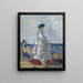 La princesse Pauline Metternich sur la plage - Eugène Boudin — indrammet kunstværk på væggen