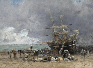 Retour du Terre-Neuvier - Eugène Boudin — visning af kunstværket
