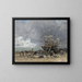 Retour du Terre-Neuvier - Eugène Boudin — indrammet kunstværk på væggen