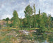 Saint-Cénery og dammen - Eugène Boudin — visning af kunstværket
